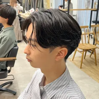 パーマ ニュアンスパーマ 曲がる縮毛矯正　爲石のヘアスタイル
