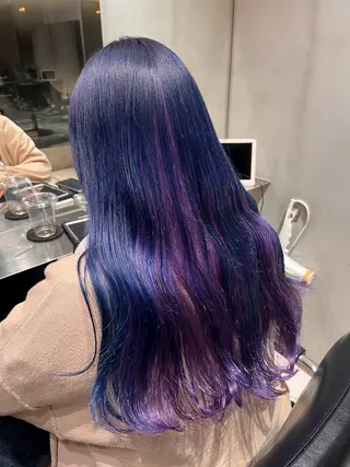 ロング カラー 髪質改善・美髪矯正 ケアカラーGAOのヘアスタイル