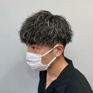 ショート カラー パーマ メンズ メンズ特化美容師/ 藤戸 椋のヘアスタイル