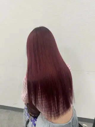カラー 暖色ヘア🎀🍒 Manami🤍のヘアスタイル