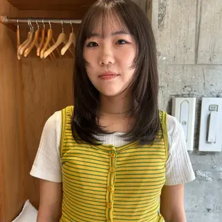 カラー カエデ⭐︎ ブリーチモデル大募集のヘアスタイル