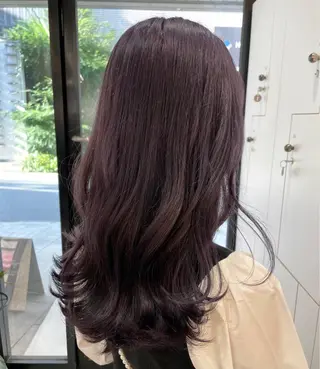 セミロング カラー 半個室女性salon 🩰Natsumiのヘアスタイル