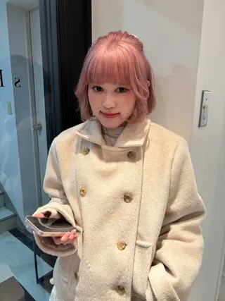 ショート カラー riria/ボブ /ブラウンカラー🎀のヘアスタイル