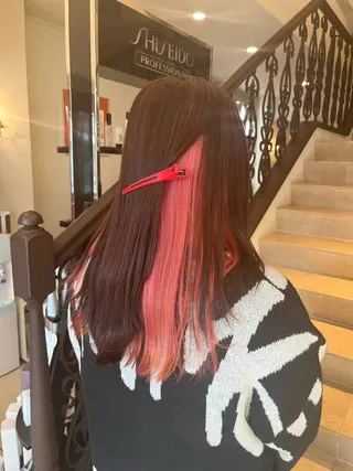 ロング カラー 八重樫 夢愛のヘアスタイル