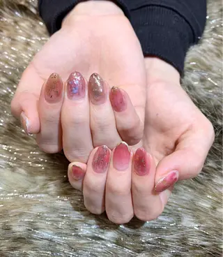 ネイル 🌙都岡 ムーンネイルのネイルデザイン