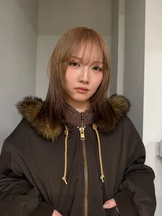 カラー 艶ブリーチ/表参道 ハイトーン /実乃梨のヘアスタイル