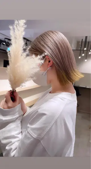 カラー 石山 洸平のヘアスタイル