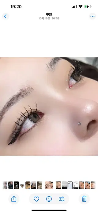 マツエク・マツパ 冨永 あゆみのマツエク・マツパデザイン