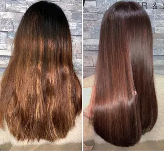 ロング youres hair 新宿west所属・✨髪質改善特化✨ 店長　安岡朋哉のヘアスタイル