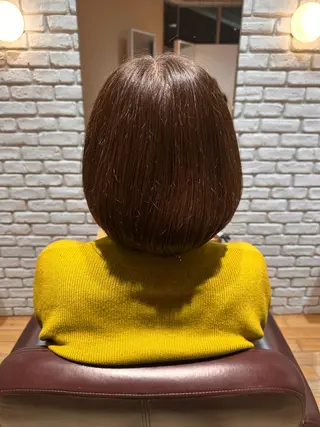 ミディアム カラー Ley所属・松浦 麻衣のヘアスタイル