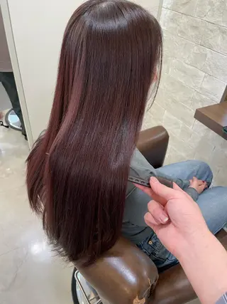 ロング カラー パーマ 佐々木 達也のヘアスタイル