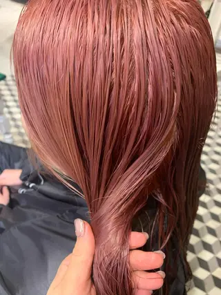 セミロング カラー "小顔カット" Fuko.のヘアスタイル