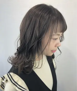 セミロング カラー 2nd所属・🤍2nd🤍田所 美希のヘアスタイル