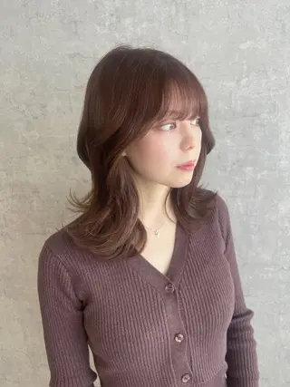 ミディアム トレンド韓国ヘア 🇰🇷のんのヘアスタイル