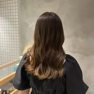 セミロング カラー 後藤 香乃のヘアスタイル