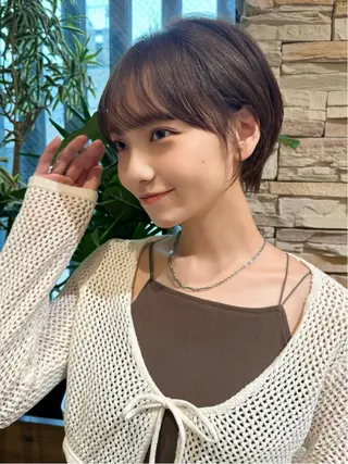 ショート 撮影カットモデル募集 前髪、顔周り/徳永のヘアスタイル
