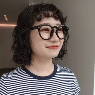 ミディアム パーマ ヘアアレンジ 🌐サトウ リョウ🌐のヘアスタイル