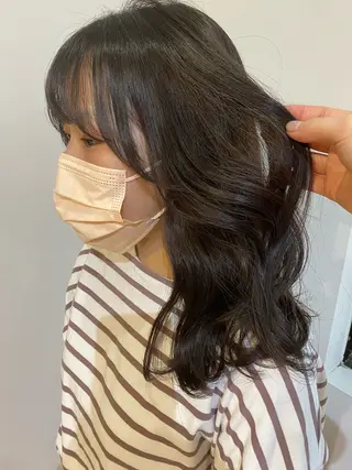 ミディアム GO TODAY SHAiRE SALON 原宿Stella店所属・𓍯柔らかhair 𓍯 yukinoのヘアスタイル