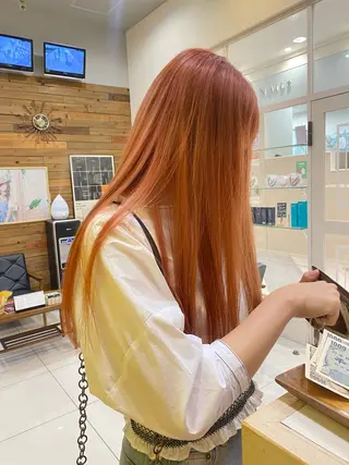 ロング カラー riho/ブリーチ/ デザインカラー/辻堂のヘアスタイル