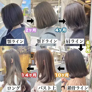 ロング カラー パーマ シェアサロン salowin所属・✨ブリーチなし透明感 カラー🥇ユースケのヘアスタイル