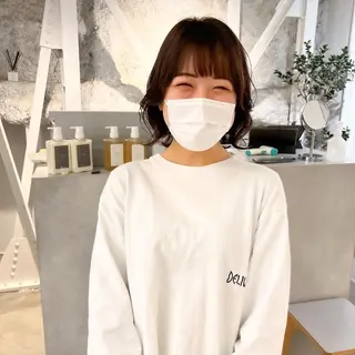 ショート カラー パーマ レイヤーカットのプロ 大人ヘア宮森貴志のヘアスタイル