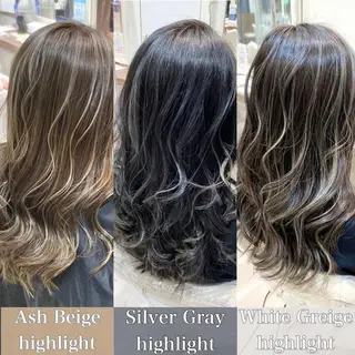 ロング カラー 横山 直輝のヘアスタイル