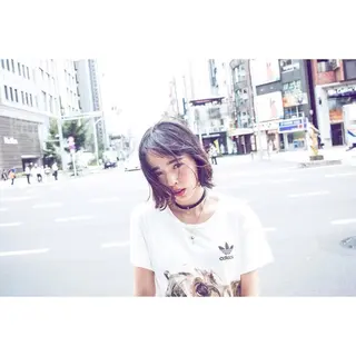 ショート ミディアム カラー パーマ STAR所属・内藤 達也のヘアスタイル