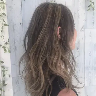 ロング カラー Ash 山田 勇太のヘアスタイル