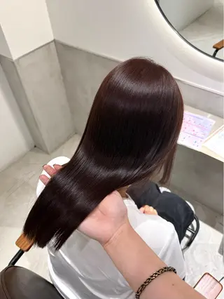 ロング 色持ち◎艶カラー 🪽萩原実那子のヘアスタイル