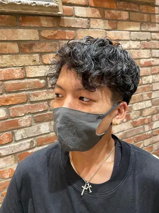 ショート パーマ メンズ ヒロ銀座　石川 昂のヘアスタイル