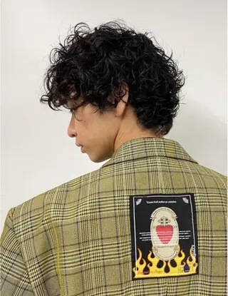 パーマ メンズ 🌙レイヤーカット 🌙/HI naのヘアスタイル