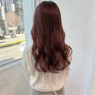 ロング カラー ヘアアレンジ 可愛いベージュヘア 🐿️えびけんのヘアスタイル