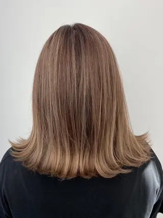 セミロング 🎄透明感／艶／ レイヤー／相原楓🎁のヘアスタイル