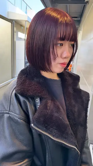 ミディアム Rico / bob/グレージュのヘアスタイル