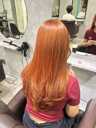 ミディアム カラー 池袋/ダブルカラー GLADGE🩵のヘアスタイル