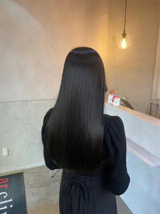 ロング ere 代々木公園所属・みほ/ニュアンス/ モード/艶カラーのヘアスタイル