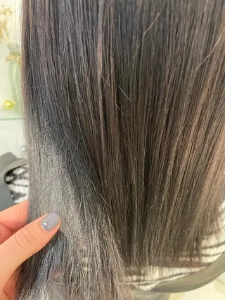 カラー 髪質改善カラー🤍 エクステ✨君島由実子のヘアスタイル