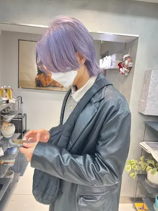 ショート カラー ハイトーンカラー/ さらさのヘアスタイル