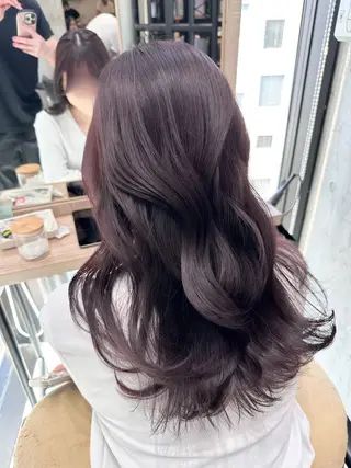 セミロング ✨透明感カラー 恵比寿HAYATO✨のヘアスタイル