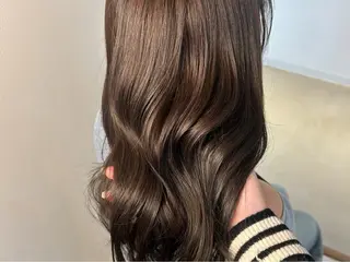 セミロング カラー shu ラベンダー/ピンクのヘアスタイル