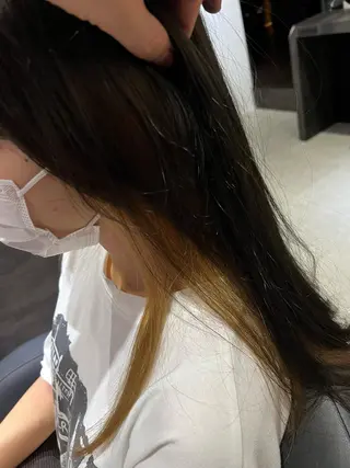 セミロング 加藤 優眞のヘアスタイル