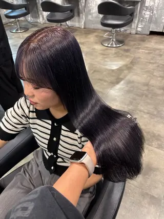 ロング カラー ハイトーンブロンド 横浜💞ミオのヘアスタイル