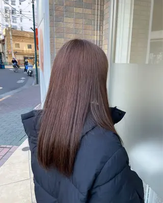 ロング カラー 🧸韓国/髪質改善 MOE🇰🇷🧸のヘアスタイル