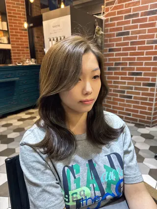 ミディアム レイヤーカット/髪質 改善/Hayatoのヘアスタイル