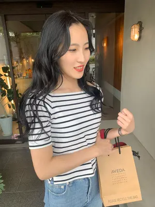 ロング カラー ブリーチ/アレンジ 天満/chihiroのヘアスタイル