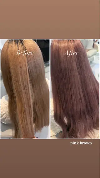 ロング カラー SAYAKA🫧 表参道のヘアスタイル