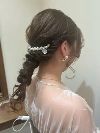 ヘアアレンジ Yamamoto 半個室美容室zinaのヘアスタイル