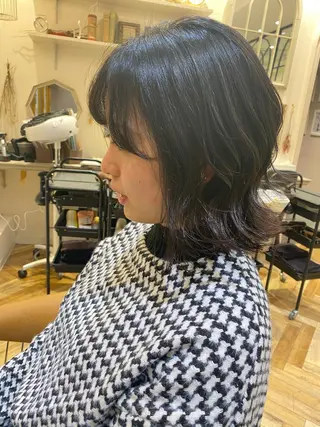 ショート ボブ韓国風レイヤー 髪質改善/畠中ケントのヘアスタイル