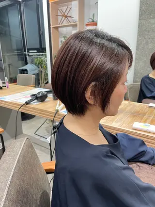 ショート mok所属・かめい りなのヘアスタイル
