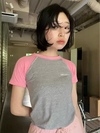 ショート カラー 渡部 真世のヘアスタイル